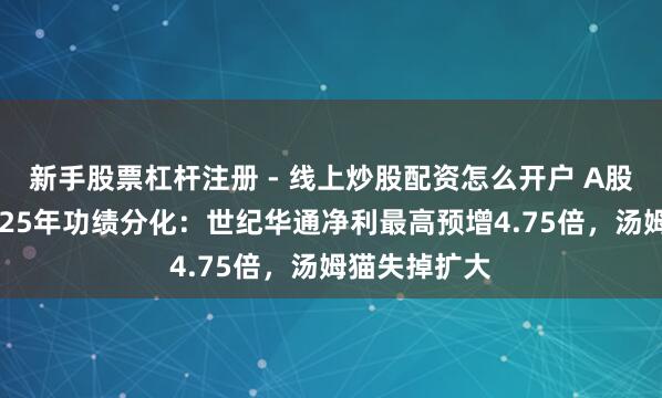 新手股票杠杆注册 - 线上炒股配资怎么开户 A股游戏公司2025年功绩分化：世纪华通净利最高预增4.75倍，汤姆猫失掉扩大