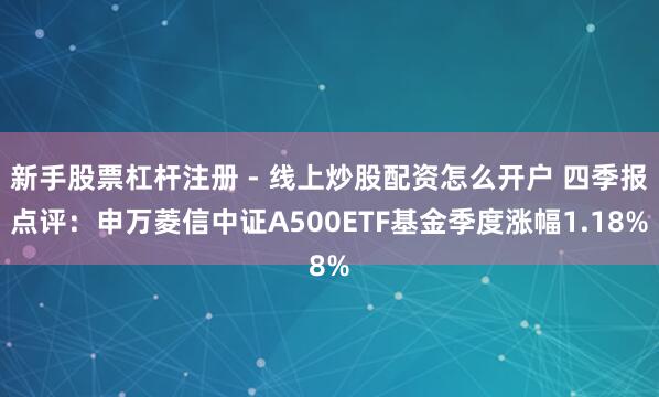 新手股票杠杆注册 - 线上炒股配资怎么开户 四季报点评：申万菱信中证A500ETF基金季度涨幅1.18%
