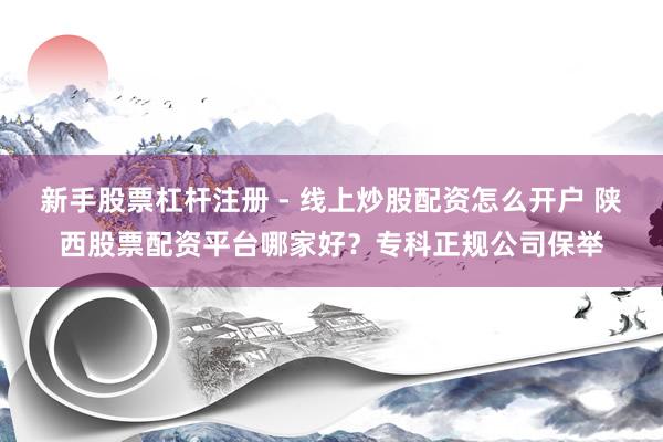 新手股票杠杆注册 - 线上炒股配资怎么开户 陕西股票配资平台哪家好？专科正规公司保举