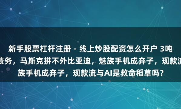 新手股票杠杆注册 - 线上炒股配资怎么开户 3吨黄金抵不了2.5亿元债务，马斯克拼不外比亚迪，魅族手机成弃子，现款流与AI是救命稻草吗？