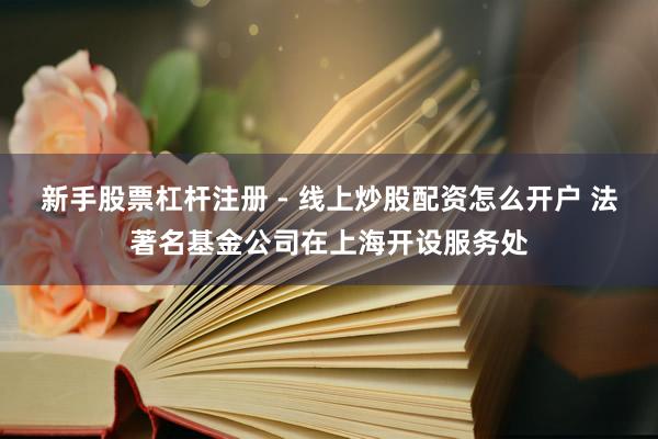 新手股票杠杆注册 - 线上炒股配资怎么开户 法著名基金公司在上海开设服务处